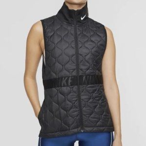 Nike Women's Running Vest AeroLayer Reflective Black/Black Large